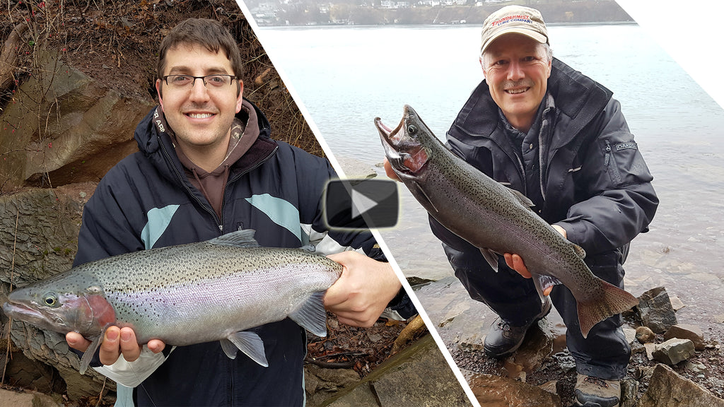 Trout Fishing in Icy Cold Rivers - After Thaw Winter Fishing Tips