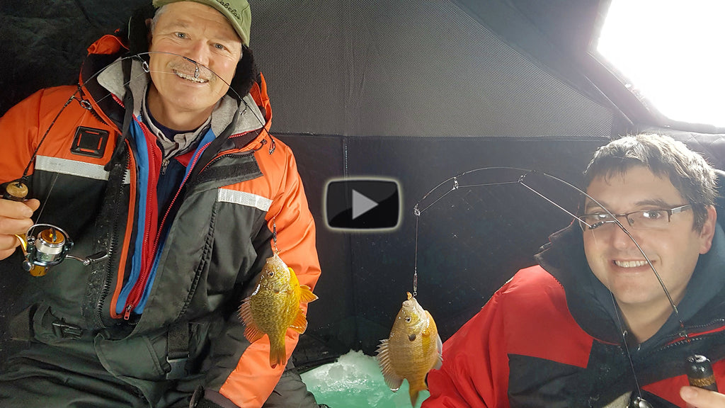 Ice Fishing for Sunfish and Perch | Jigging for Panfish Through the Ice