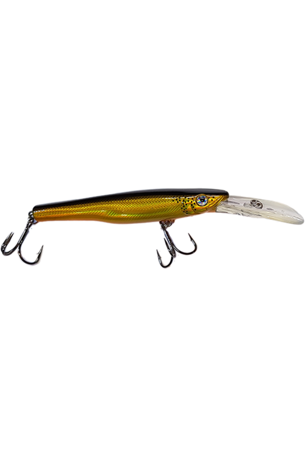 American Smelt Crankbait Gold / Deep Dive American Smelt Crankbait Gold / Deep Dive