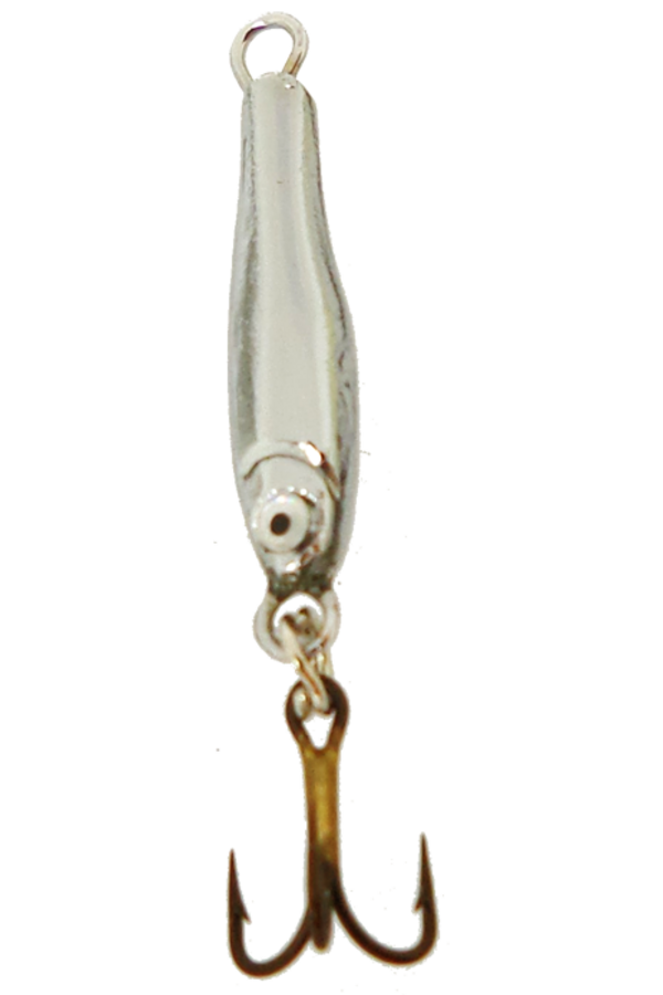 STINGNOSE Minnow and Smelt Jigging Spoons 1/16oz (Minnow) / Silver