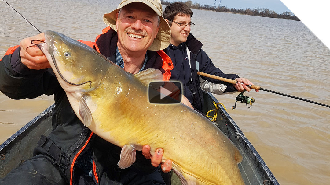 Big Channel Catfish using Circle Hooks