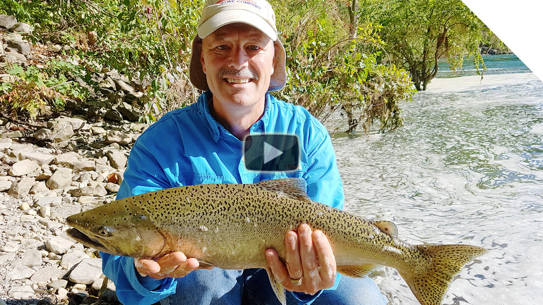 Salmon fishing with braided line tips