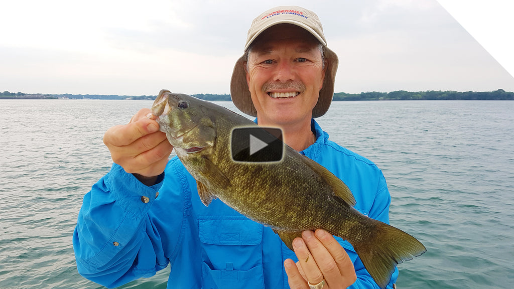 Lake Ontario Smallmouth Bass Fishing - Jigging for Smallmouth Bass
