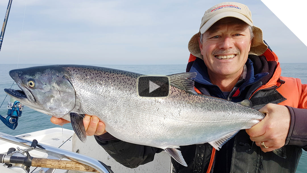 Trolling for Winter Trout with a Salmon Surprise!