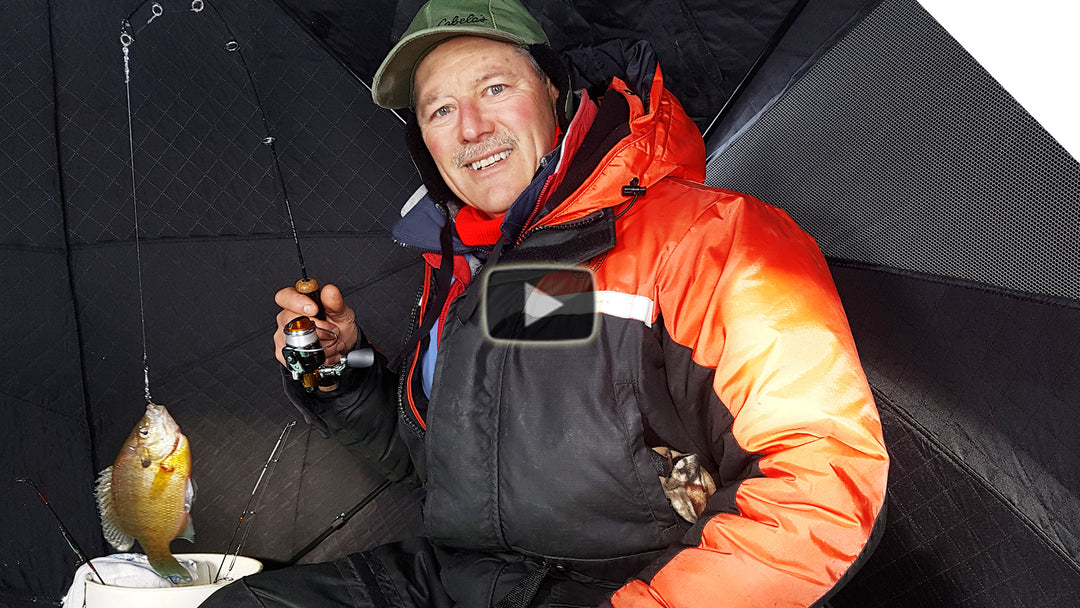 Ice Fishing for Panfish with Tiny Jigging Spoons