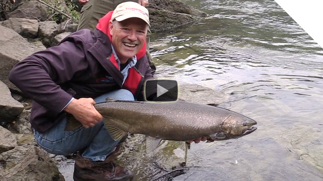 Casting spinners for shoreline salmon