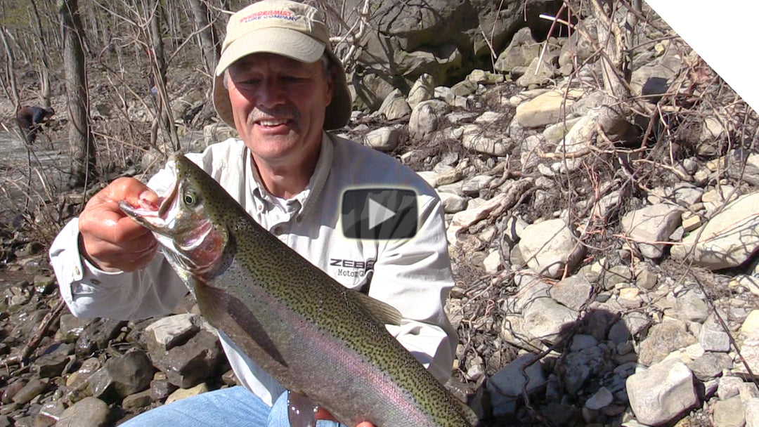 Niagara River Steelhead from Shore with the New Stingeye Spinner