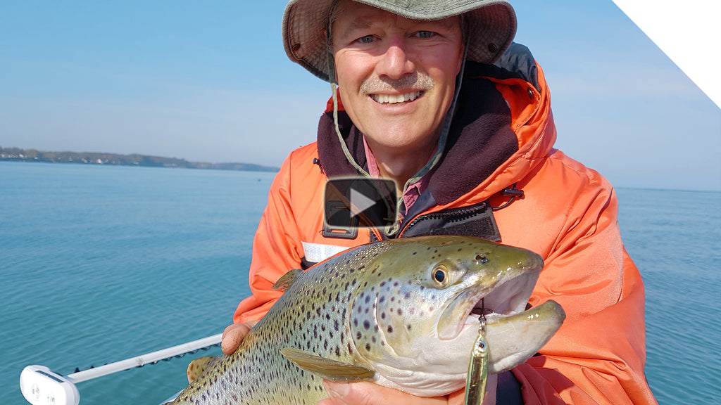 New Gold Stingnose Jigging for Brown Trout and Lake Trout