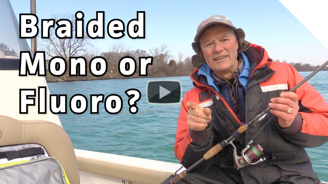 When to use braided fishing line vs fluoro or mono
