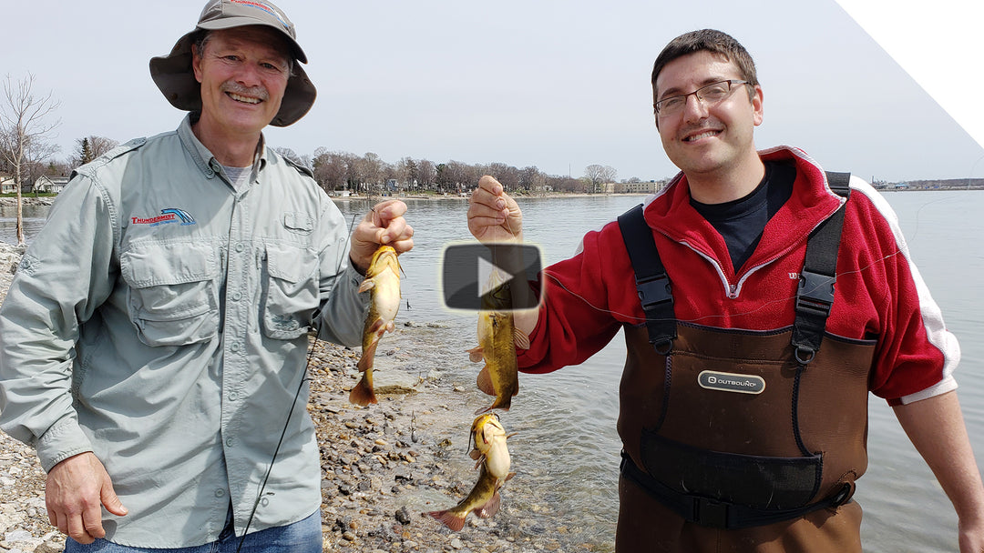 How to catch Bullhead catfish from shore
