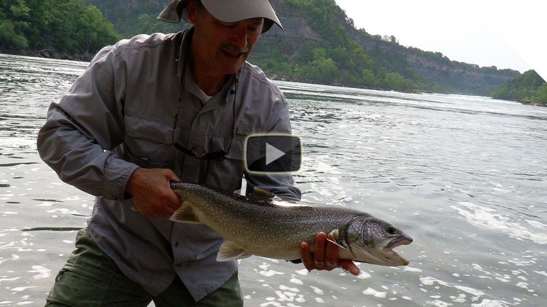 Spinner and spinning tips while trout fishing from shore