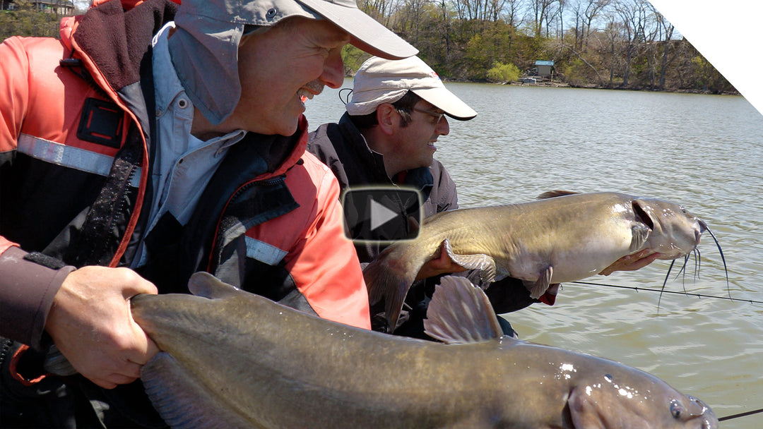 Big double header catfish!