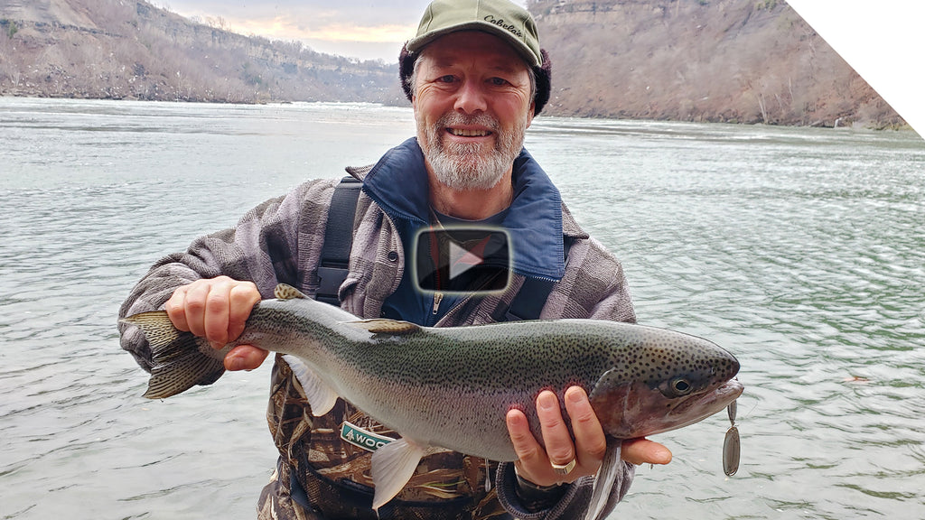 Cold water steelhead from shore