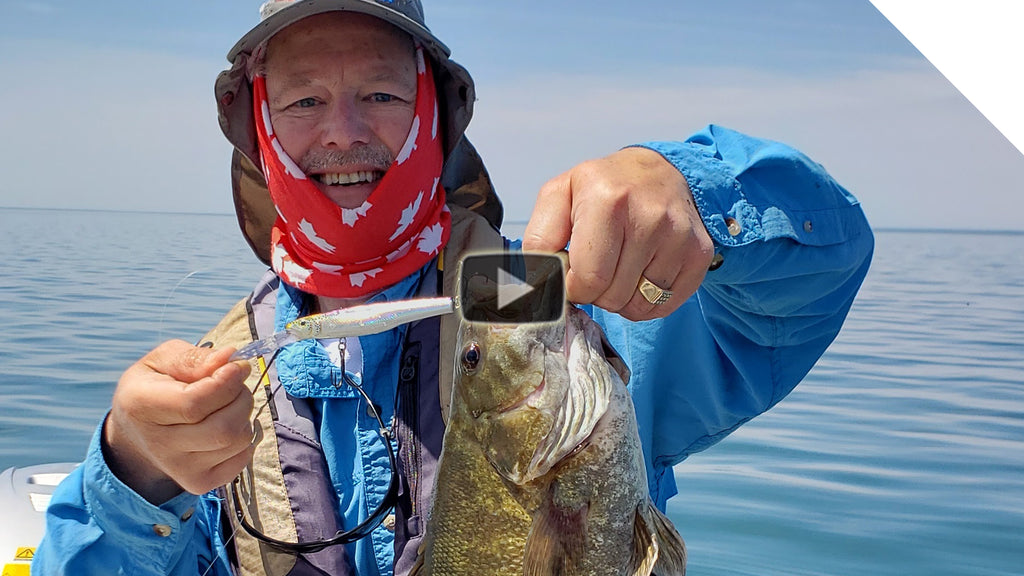 Flat line trolling for smallmouth bass