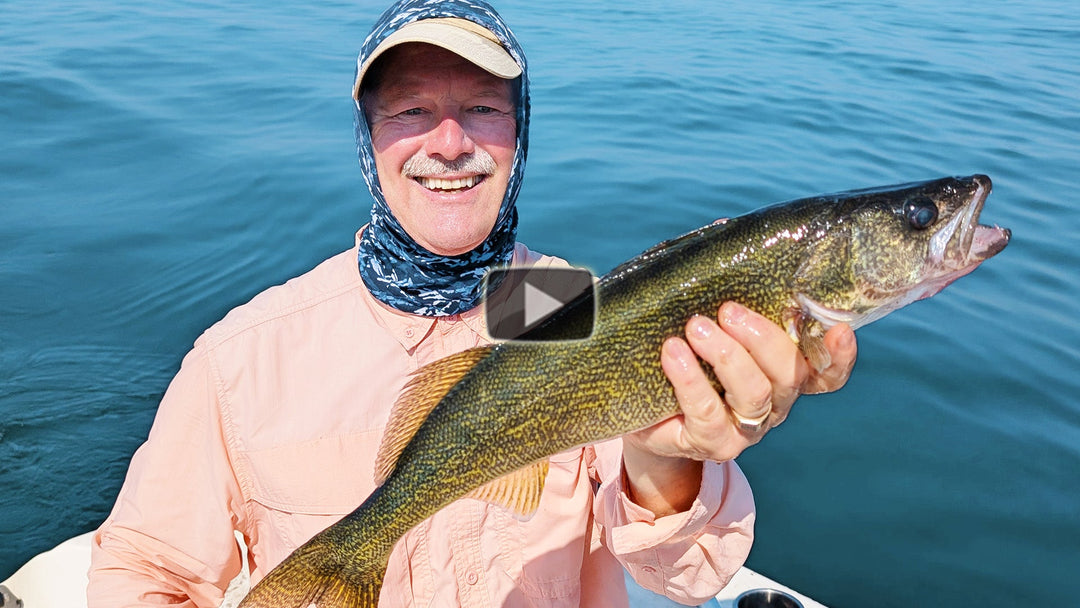 Slow trolling for walleye