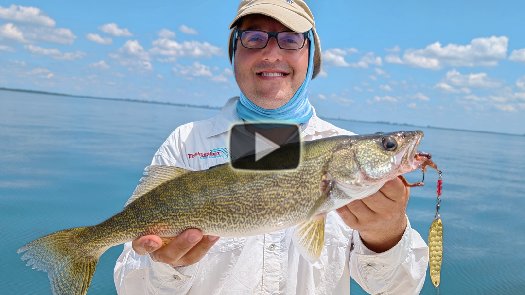 Viper Spoon trolling for walleye - night crawler