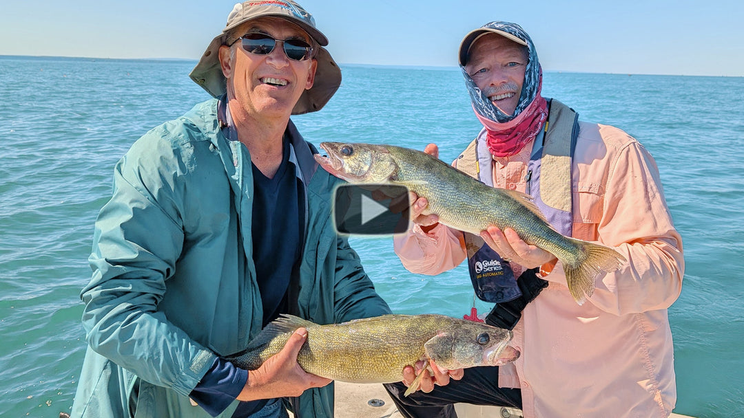 Trolling for walleye on Lake Erie