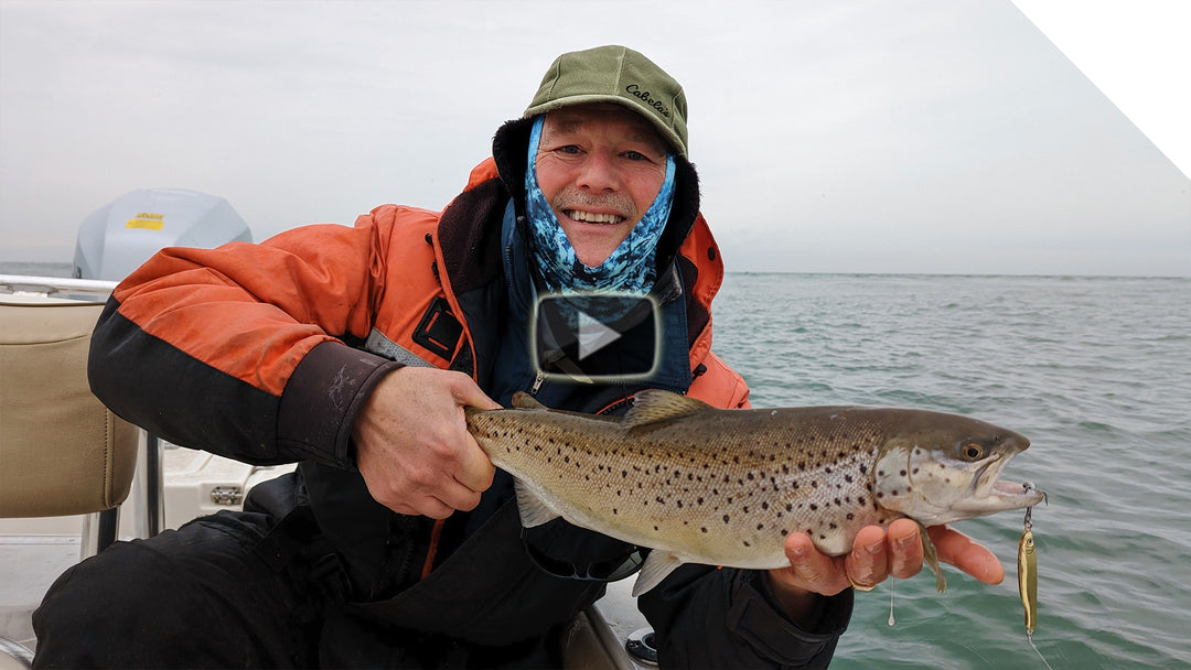 Cloudy day fishing: the Gold Stingnose Minnow Technique