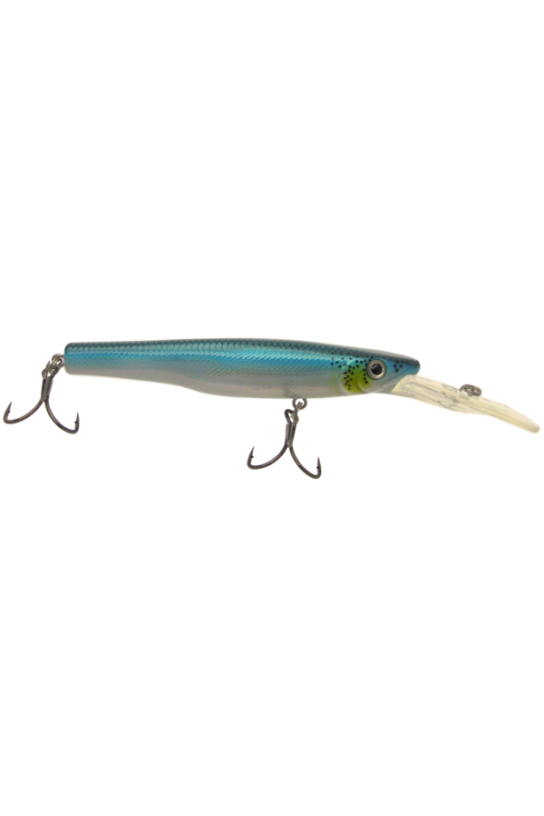 db smelt fishing lures Pond Small 1/4oz (1 3/4") / Barbless Treble Hooks Floating /Hook Paul's Guide Special Smelt (Large)