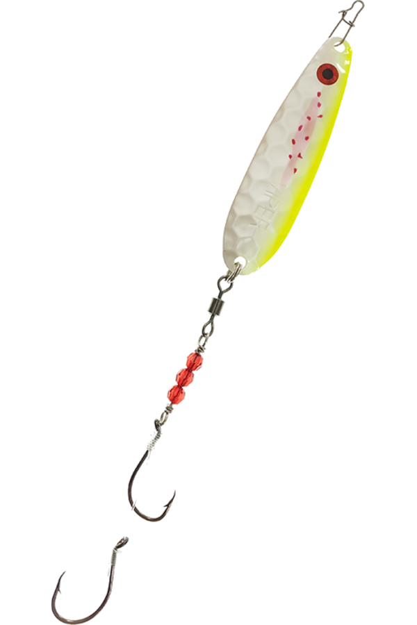 ebay india fishing hooks SP Viper Spoon SP1 / Beaded / Green Mackerel
