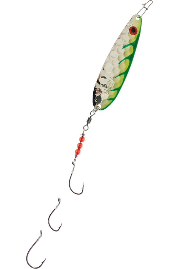 SP Viper Spoon SP1 / Beaded / Green Mackerel