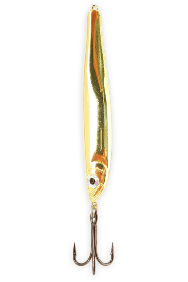 Thundermist Stingnose Jigging Spoon - Gold - 2 3/4 oz. Thundermist Stingnose Jigging Spoon - Gold - 2 3/4 oz.