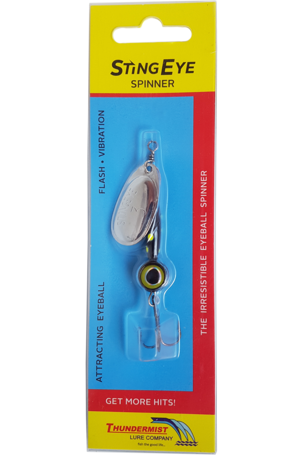 Thundermist Lure Company Eye#4-S-CO-SIL Stingeye Spinner Fishing Lure, ChartreuSe