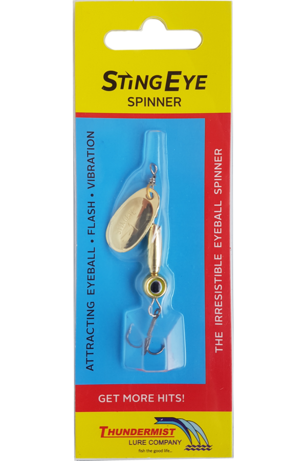 Thundermist Lure Company Eye#4-S-CO-SIL Stingeye Spinner Fishing Lure, ChartreuSe