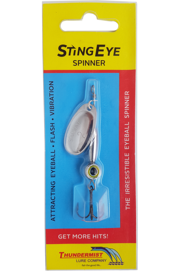 STINGEYE Spinner 2 / Silver/Silver / Treble Hook