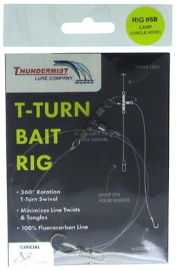 Thundermist Lures Tbr-1A T-Turn Bait Rigs, Crappie, Panfish & Bullhead - Size 1A Multicolor