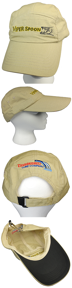 Official Thundermist Fishing Hats Long-Bill Hat / Viper Spoon