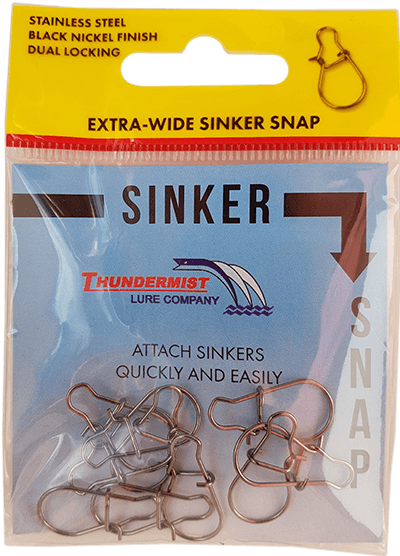 Extra-Wide Sinker Snap – Thundermist Lure Company