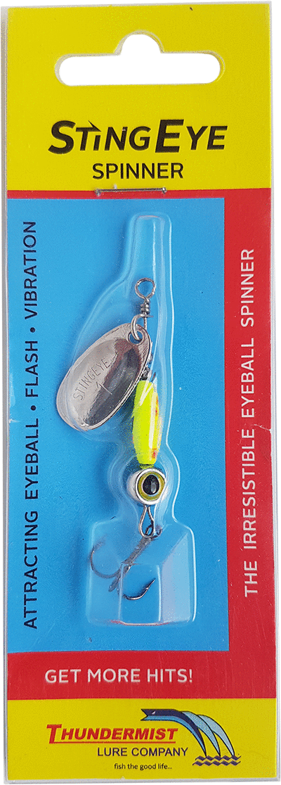 Thundermist Lure Company Eye#3-S-S-SIL Stingeye Spinner Fishing Lure,  Silver 
