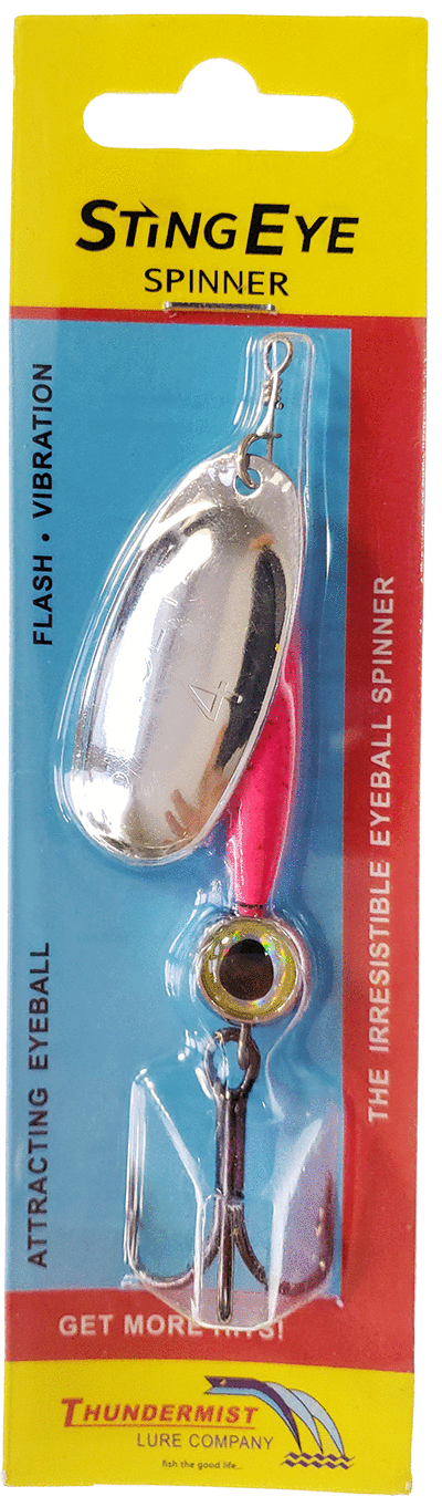 Thundermist Lure EyeNo.4-G-G-GLD 0.25 oz No.4 Stingeye Spinner Fishing Lure, Gold